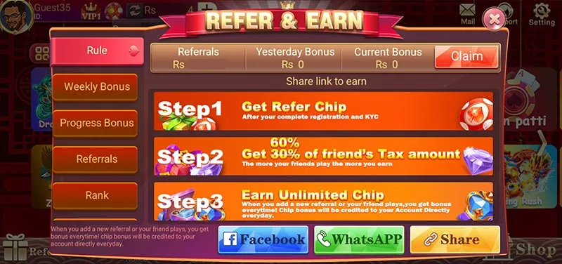 refer and earn