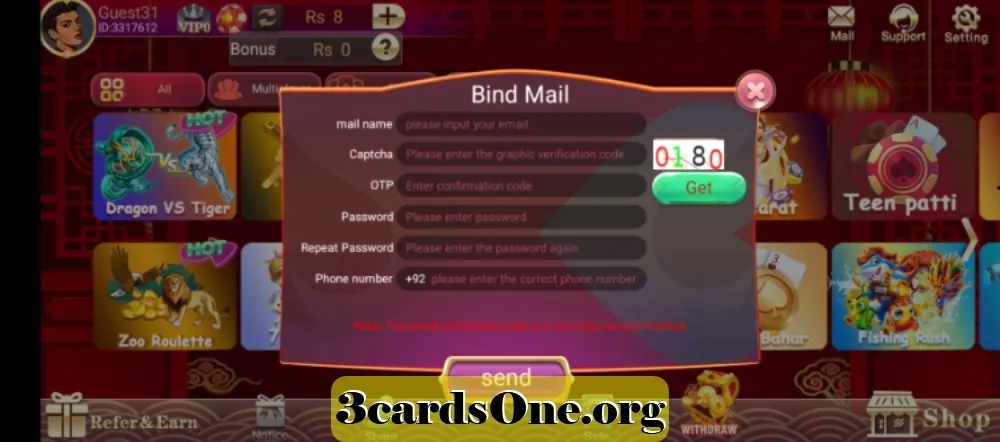 Step by step installation guide for 3 Card Club APK on Android